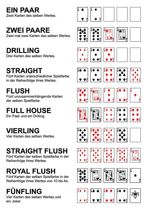  casino poker regeln